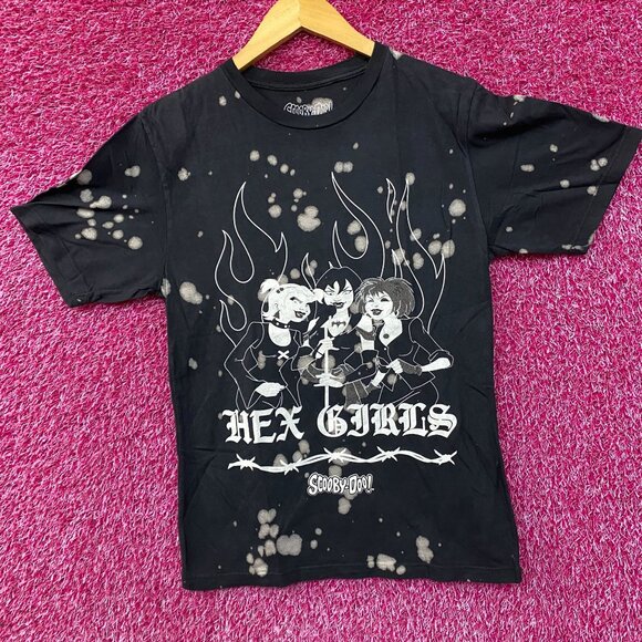 Scooby-Doo Hex Girls Bleach Wash T-Shirt Small - Picture 3 of 4